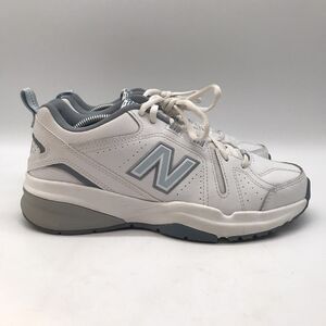 New Balance 608 V5 WX608WB5 Sneaker Unisex W 8 - M 6.5 White Casual Lace Up Shoe